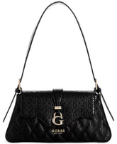 Gues* -  Adi 4G logo shoulder bag - BLACK